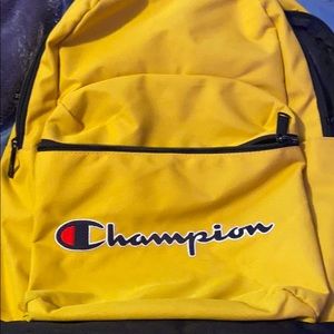 Yellow champion bag